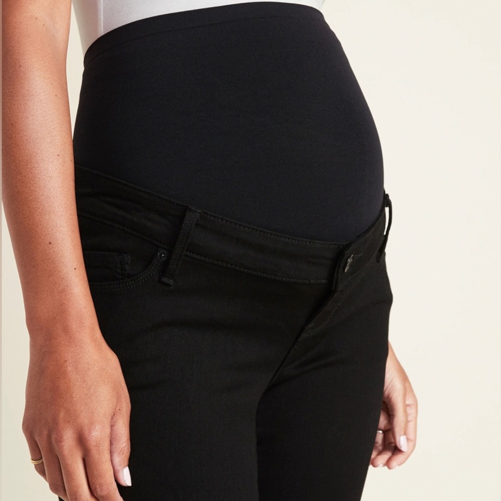 Old Navy Maternity Super Skinny Full-Panel Rockstar Jeans Size 10